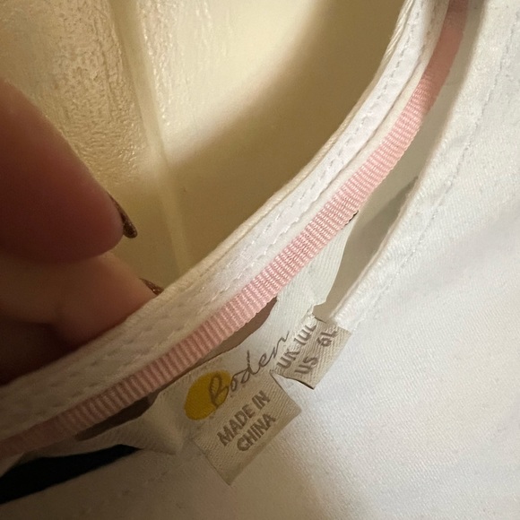 6 Long white shift dress by Boden - Picture 3 of 3